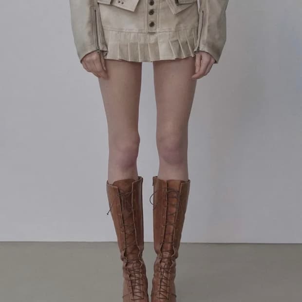 스컬프터 마이크로 스커트 L