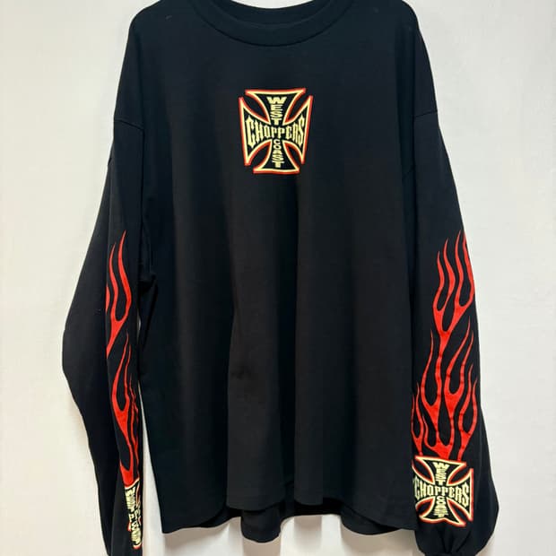 [XL] West Coast Choppers 플레임 롱슬리브