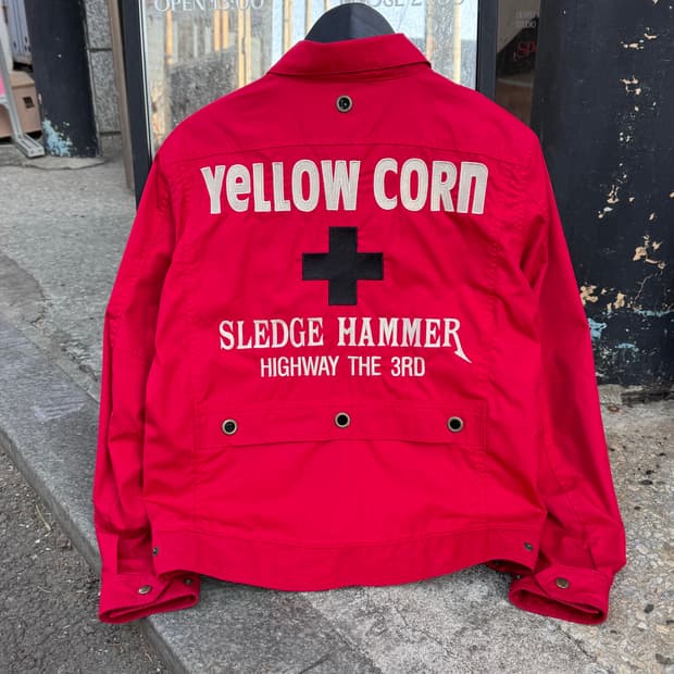 옐로우콘 모터사이클 레이싱 봄버자켓 