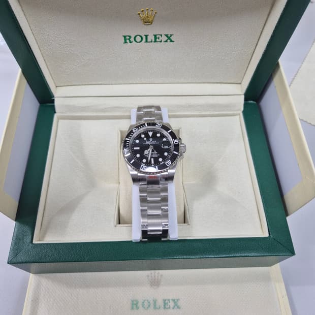 롤렉스 서브마리너 오토매틱 블랙데이트 손목시계