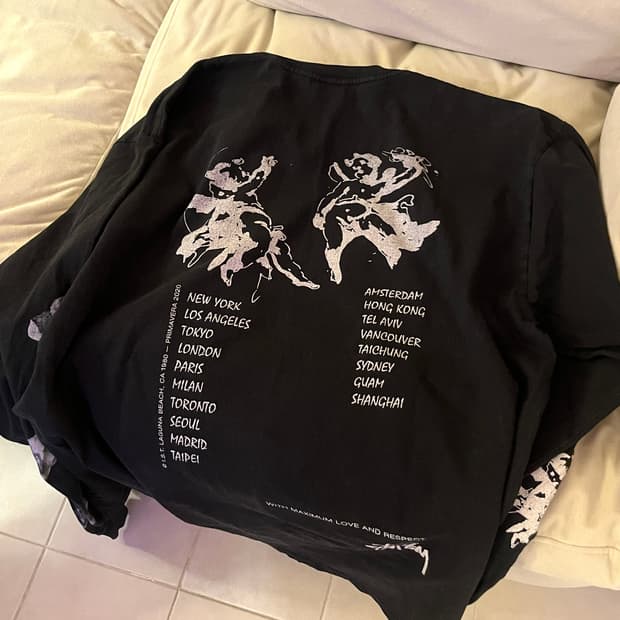 스투시 엔젤스 롱슬리브