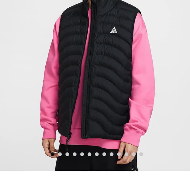 나이키 acg 패딩조끼