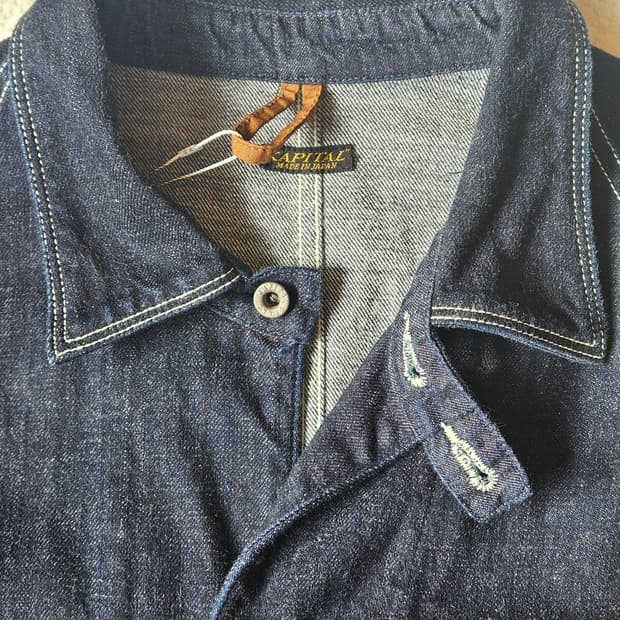 캐피탈 12온즈 커버올 자켓