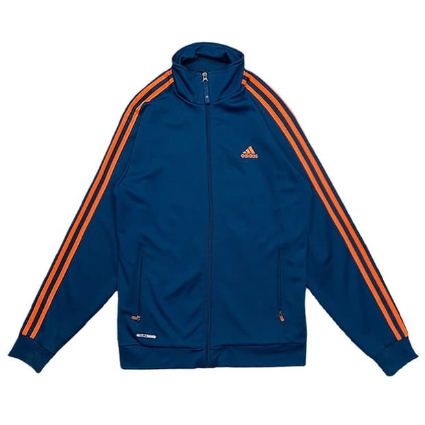 아디다스 트랙탑 져지 블루-오렌지 100
