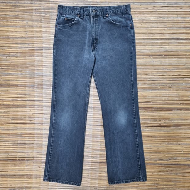 90s USA 517 34x30 리바이스 블랙 오렌지탭