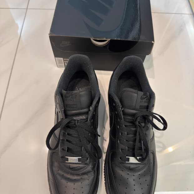 [285] 나이키 x 슈프림 에어포스 1 로우 블랙