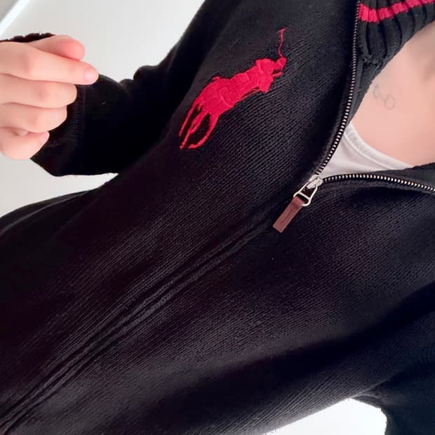 빅포니 블랙 아우터