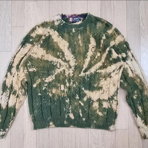 CHAMPS X RALPH LAUREN 타이다이 면 니트 XL _남성