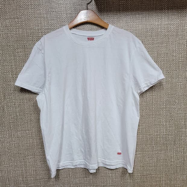 XL 105사이즈 리바이스 반팔티 무지 아메카지 