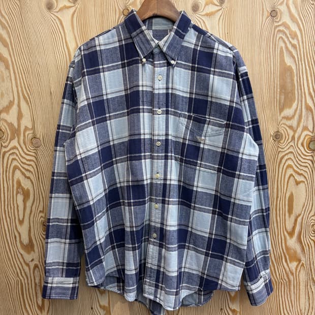 00s 엠포리오 아르마니 플란넬 체크 셔츠