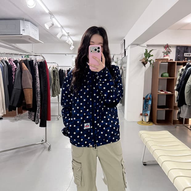 베이프 A BATHING APE Dot Hooded Jacket