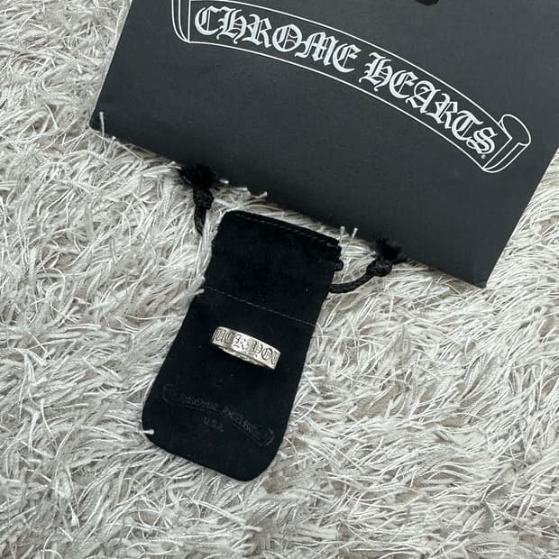 [US 5.5] 백화점판 정품 크롬하츠 퍽유링 6mm