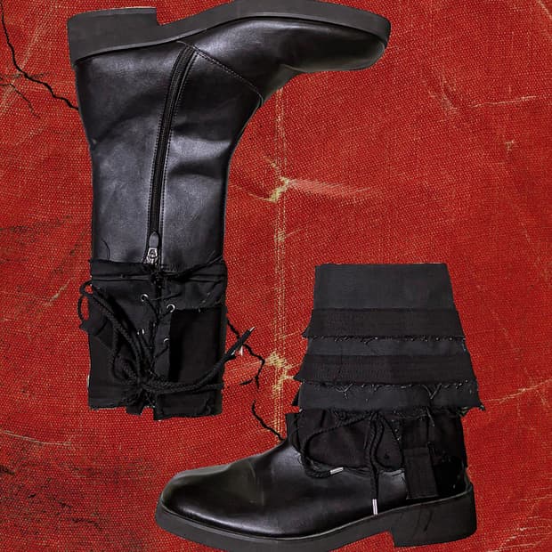 Alfredo bannister 알프레도 바니스터 헤비 레이어드 롱 부츠