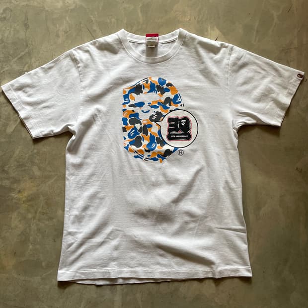Bape 베이프 30주년 티셔츠 L