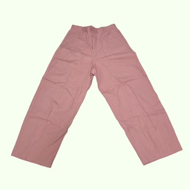 노메뉴얼 빈티지레드 와이드 팬츠