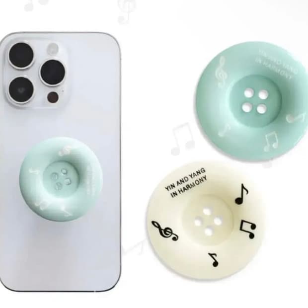 인앤양 팝업 그립톡 아이보리