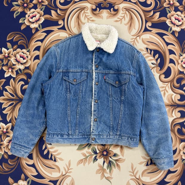 (L)90s 리바이스 Levis 70605 데님 쉐르파 자켓