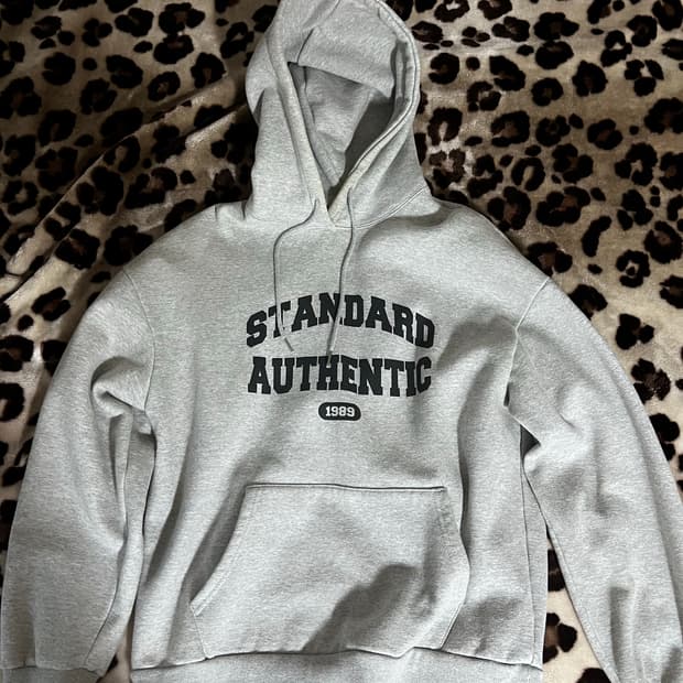 1989 standard 그레이 후드티