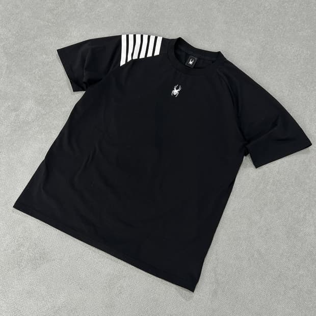 스파이더 신형 반팔 티셔츠 화이트 라인 105