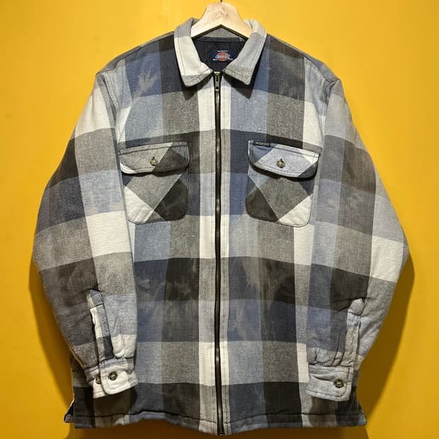 [L] 디키즈 퀼팅 플란넬 셔츠 자켓