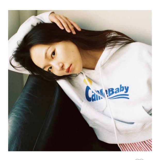 콜미베이비 크롭 후드티