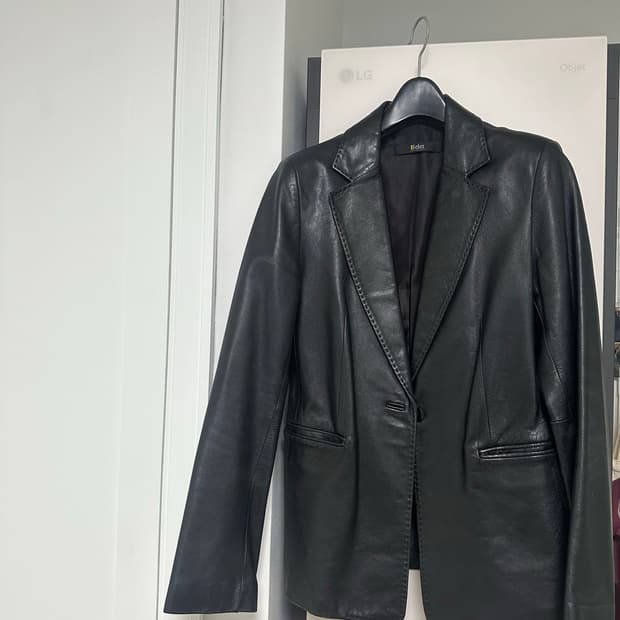 가죽 블레이져