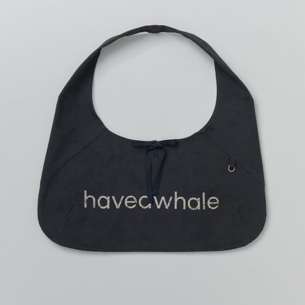 해브어웨일 cotton baguette eco bag (DG)