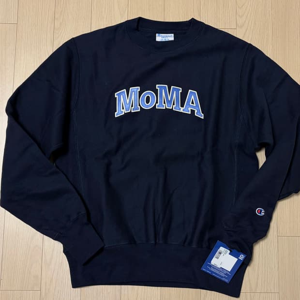 새상품) 챔피온 모마디자인 맨투맨 네이비 S