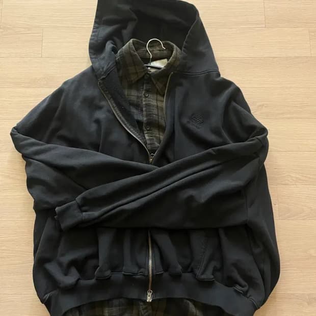 언더마이카 fisky 후드집업