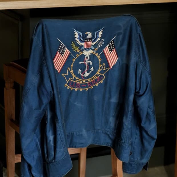 RRL 더블알엘 인디고 수베니어 자켓 L