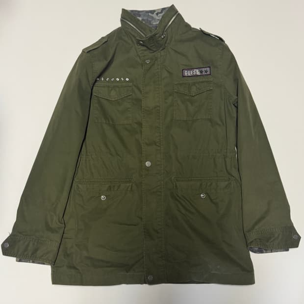 여성 게스 Guess 밀리터리 멀티포켓 야상 자켓 S ~ M