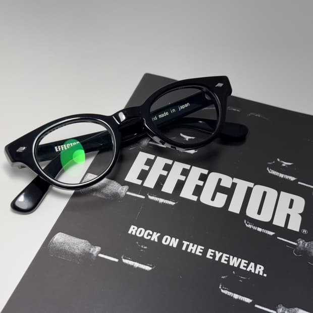 이펙터 effector 볼드 뿔테 안경 Flanger 0020