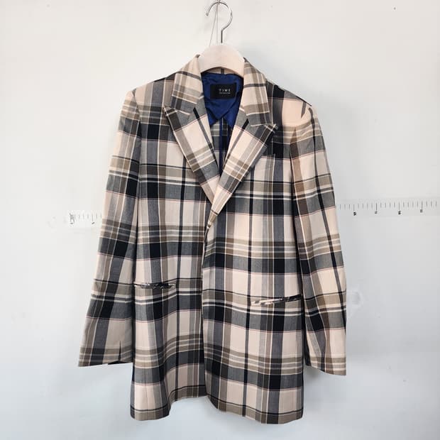 TIME 타임 체크 패턴 자켓