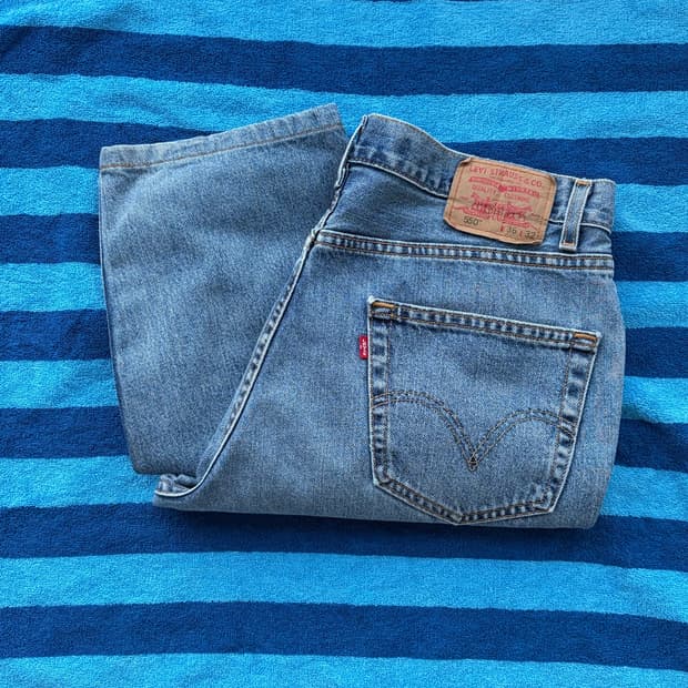 00s Levis 리바이스 550 데님 릴랙스핏 36x32