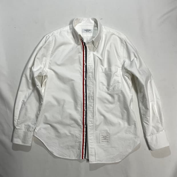 톰브라운 히든삼선 옥스퍼드 셔츠