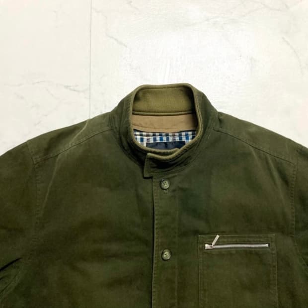 구제 이태리 디자이너 퀼팅 헌팅 필드자켓