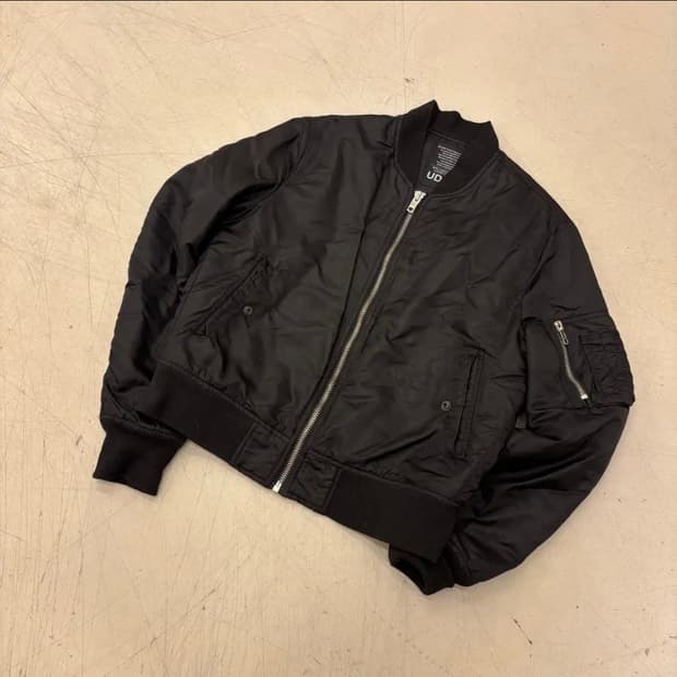 빈티지 블랙 Ma-1 자켓