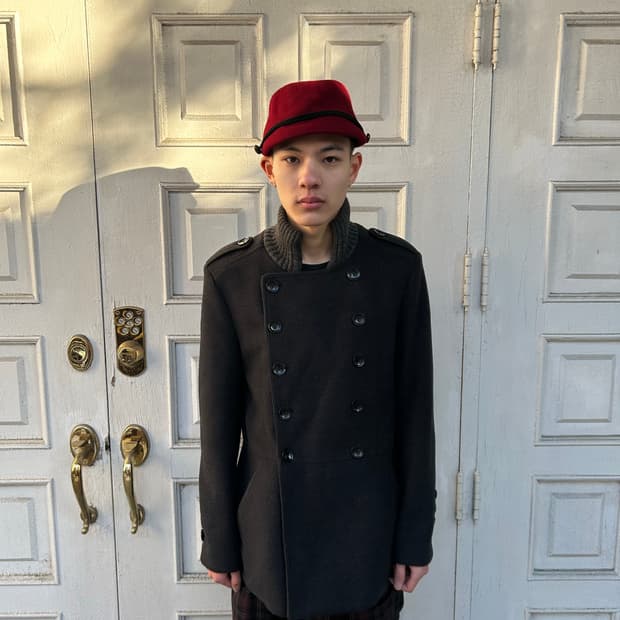 D&G 울 더블 미디코트