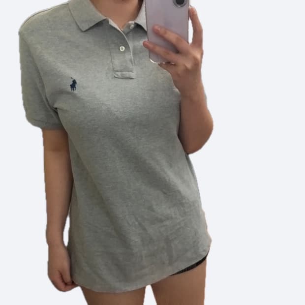 🩶폴로 랄프로렌 커스텀핏 그레이 PK 카라티🩶