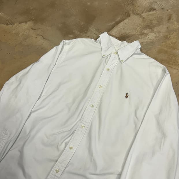 L 폴로랄프로렌 화이트 셔츠