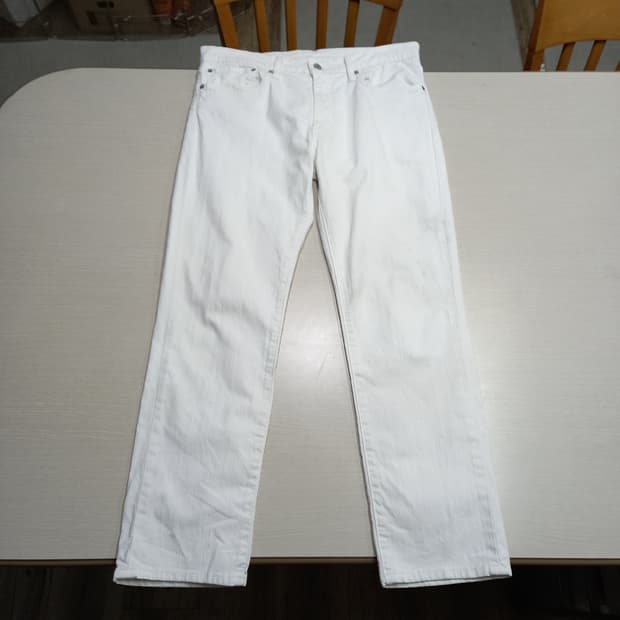34 리바이스511 멕시코 봄여름용 스판 슬림일자 화이트 34-573