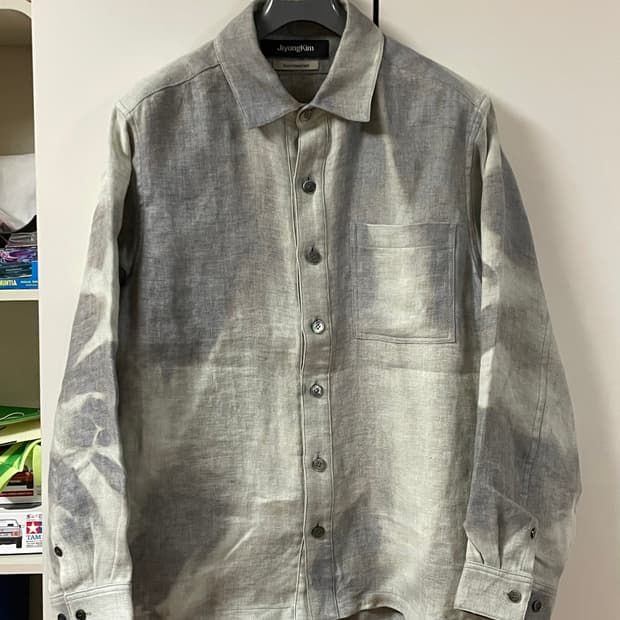 지용킴 25aw 선블리치 셔츠