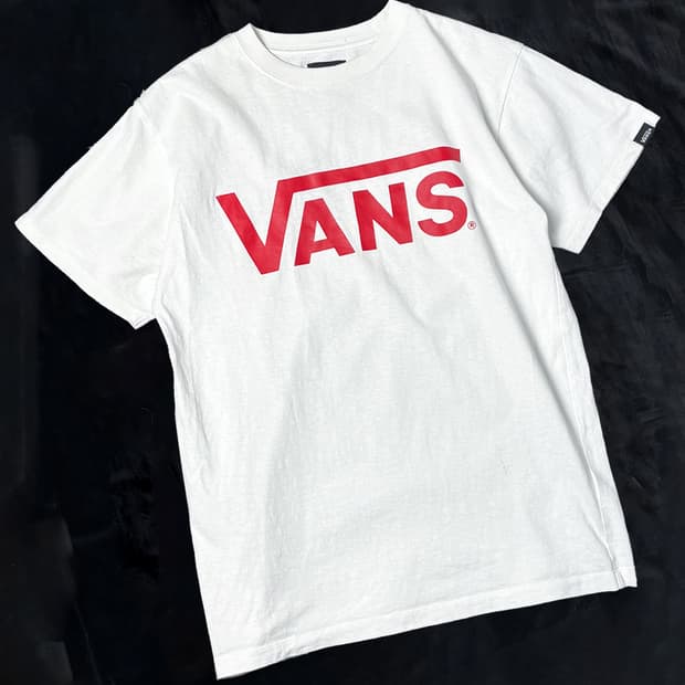 일본빈티지 VANS 로고 티셔츠