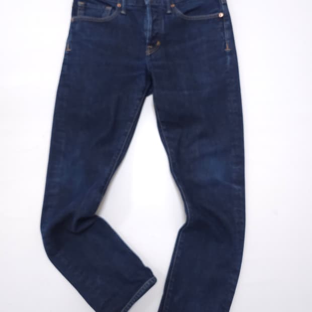 톰포드 딥블루 데님 팬츠