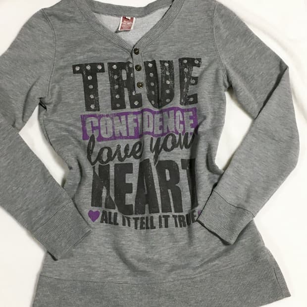 그레이 레터링 롱슬리브 y2k 펑크