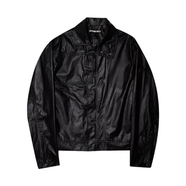 Hyeinseo waxed cotton jacket 3size