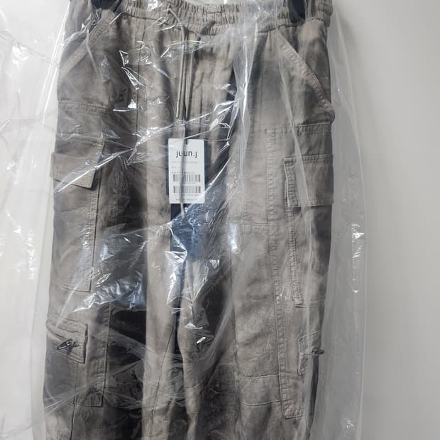 준지 데님 페인티드 카고 쇼츠 46사이즈