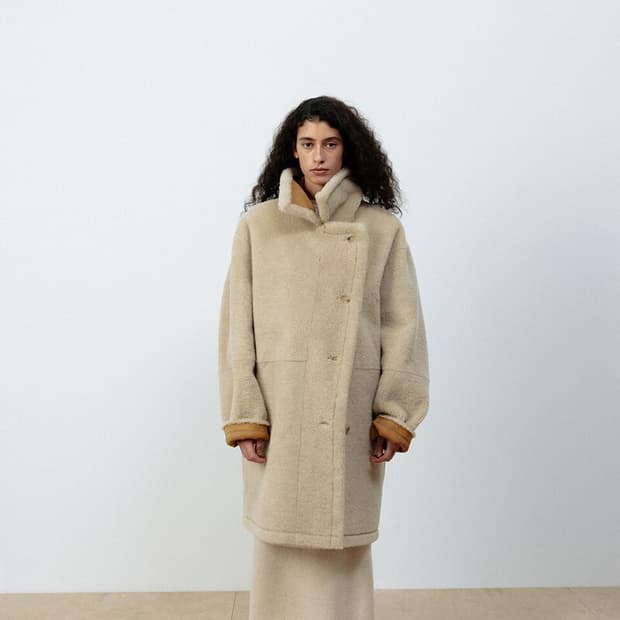 Le17 무스탕 (롱버전) SUEDE FUR REVERSIBLE COAT