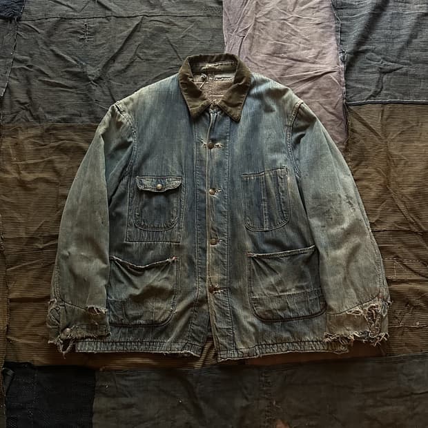 50s Blue Bell Wool Blacket Denim Jacket