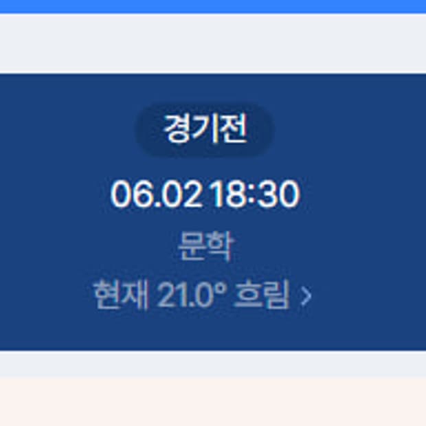 6/2일 키움VS SSG야구티켓